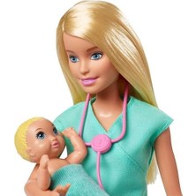 Odea Barbie ve Meslekleri Oyun Seti - Bebek Doktoru, Sarı Saçlı DHB63 - GKH23