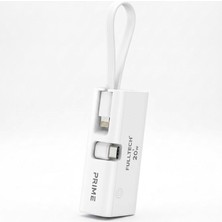 StepCo FP55 Mini Type-C Stand Powerbank, 5000MAH Kapasiteli, 20W Pd Hızlı Şarj, Destek Ayaklı Taşınabilir Şarj Cihazı
