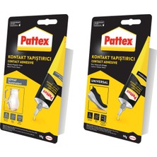 Üstüner Kontakt Yapıştırıcı Seti - Deri, Kauçuk, Ahşap 50G Metal, Plastik, Cam 50 gr