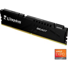 Kingston Beast KF560C36BBE2-16TR Expo 16GB Ddr5 6000MHZ CL36 Masaüstü Performans Ram