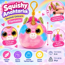 Salmore Peluş Unicorn Anahtarlık Fantasia Bty