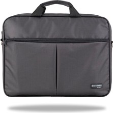 StepCo Classone WTX304 Wtxpro Serisi 15.6 Inch Uyumlu Su Geçirmez Kumaş Macbook, Laptop, Notebook El Çantası- Gri