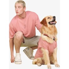 StepCo Sahip ve Köpek Kombini Hands T-Shirt -%100 Pamuk, Rahat ve Şık Tasarım, Unisex, Tüm Irklar Için Uygun, Yıkanabilir - (Owner Size: S)