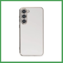 Liyanos Samsung Galaxy S23 Uyumlu Kılıf Volet Silikon - Beyaz LYN00001