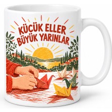 Soi Home Çocukların Ufku Tasarımlı Porselen Kupa - Model 1038 Soı