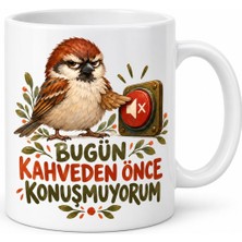 Soi Home Sessiz Sabah Tasarımlı Porselen Kupa - Model 1016 Soı