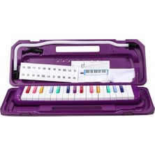 32 Tuşlu Plastik Çantalı Mor Melodika