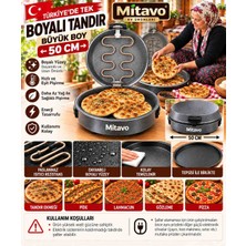 Mitavo Elektrikli Tandır Pizza,gözleme,tandır Ekmeyi, Pide , Lahmacun Taptapa Ekmeği (Ekmek Kızartma Makinası, Ekmek Yapma Makinası