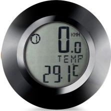 Üstüner Kablosuz Bisiklet Km Hız Göstergesi Sayacı Su Geçirmez LCD 4 Renk Yuvarlak Ekranlı LED Kilometre Saati