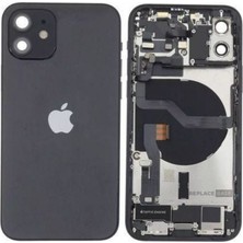 Prime Mağazam iPhone 12 Uyumlu Full Dolu Kasa (Siyah)