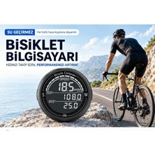 Üstüner Bisiklet Bilgisayarı Km Saati Hız ve Mesafe Ölçer Su Geçirmez Ledli LCD Ekranlı Kablolu