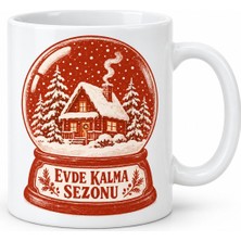 Ny Joy Evde Kalma Tasarımlı Porselen Kupa - Model 1014 Nyjoybz