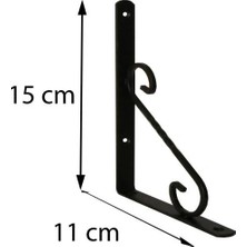 Uravas Store Urprime Ferforje Raf Altı No:1 Siyah
