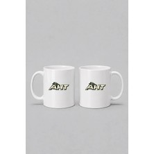 Bahriyeli Collection  Aht Timsah Çenesi Tasarımlı Baskılı Kupa Bardak