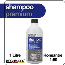 Premium Oto Araç Cilalı Fırçasız Şampuan Temizleyici Kopüklü Snow Foam Yıkama Konsantre 1:60 (1 Litre)