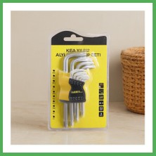 Astraltech 9 Parça Kısa Yıldız (Torx) Alyan Anahtar Seti Bezoss
