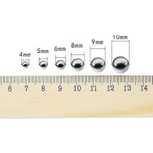Magnet 100 Adet 4mm Çelik Bilya, Çok Amaçlı Bilye, Tane Demir Misket Rulman