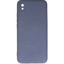Prime Mağazam Xiaomi Redmi 9A Kılıf Nano Içi Kadife Silikon - Gri