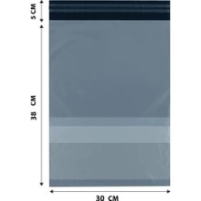 Ekonomik Kargo Poşeti 50 Adet 30CMX38CM+5