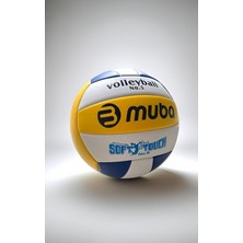 MSP Voleybol Topu No.5, Dikişli, Soft Touch, Sarı-Beyaz-Mavi