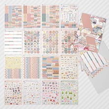 MSP Planner Sticker Set - 1500+ Adet Çıkartma - Takvim, Ajanda, Günlük, Planlayıcı, Not Defteri, Journal Için Düzenleyici Etiketler - Scrapbook Sticker - Stickeralbum - 3 Aylık Sticker Book