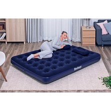 MSP Hava Yatağı Aerolux El Pompalı Double Xl/lo 203 x 152 x 22 Cm, Mavi