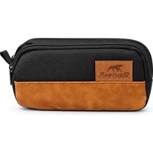 MSP Çok Bölmeli Kalem Kutusu, Çift Fermuarlı Kalemlik, Geniş Kapasiteli Okul ve Ofis Kalem Çantası, 20 x 5 x 10 cm