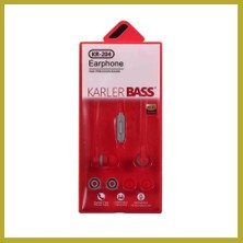 Bezos Karler Bass KR-204 Kablolu Kulaklık - Kırmızı Bcks