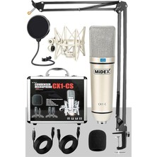 MSP Cx1 Sta Üst Seviye Condenser Stüdyo Ses Kayıt Mikrofonu Stand Filtre Seti