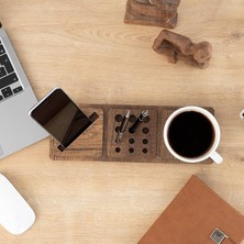 MSP Wood Masa Düzenleyici, Ofis Masası Kurulumu, Masa Aksesuarları, Yerleştirme Istasyonu, Ofis ve Masa Depolama (3 Parça)