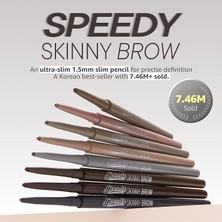 MSP Ultra Ince Uçlu, Doğal Görünüm Veren Kaş Kalemi Speedy Skinny Brow (2 Dark Brown)