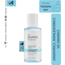 MSP Purest Solutions Kuru ve Karma Ciltler Için Nemlendirici ve Bariyer Onarıcı Hyalüronik Asit Yüz Temizleme Jeli, Seyahat Boy 50 ml