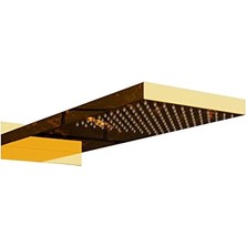 Ankastre Panel Tepe Duş Başlığı Yağmur KTD109 (Altın)