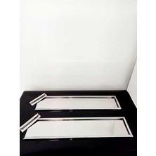 Paslanmaz Krom Plakalık, Metal Nikelaj, 2'li Set