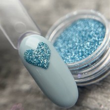 Patrisa Nail Glitter Tozu MELANJ ML5 5 gr Parlak Mavi Nail Art Simi
