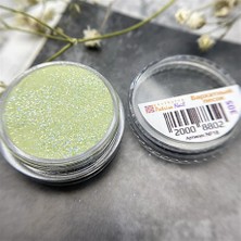 Patrisa Nail Simli Yeşil Rengi Akrilik Toz #305 5 gr - Parlak Protez Tırnak ve Nail Art Için Profesyonel Akrilik Pudra