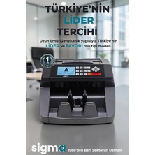 SC7520 Sahte Kontrollü 2025 Model Tl Karışık Sayım Para Sayma Makinesi - Müşteri Ekranı Hediyeli
