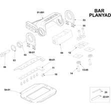 Baseh Bar-Planyad Sadece Kafa Kısmı Bar-Planyad Düz Planya Ünitesi
