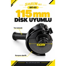Şahin Tools Çok Amaçlı Taşlama Disk Aparatı – 115 mm