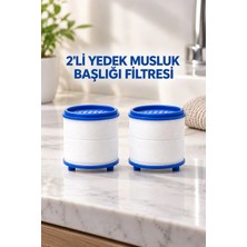 Kustar 2’li Yedek Musluk Başlığı Filtresi – Su Arıtıcı Kireç ve Tortu Önleyici, Evrensel Uyumlu