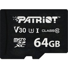 Patriot 64GB Vx Series V30 Micro Sd Hafıza Kartı (PSF64GVX31MCX)