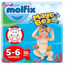Molfix Mayo Bebek Bezi 5-6 Beden 30 Adet 14+ kg