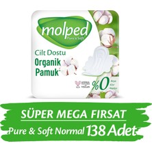 Molped Pure&Soft Normal Süper Mega Paket 138 Adet