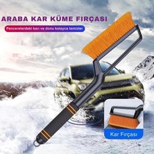 Herovia Quick Clean 82CM Uzatılabilir 2in1 Araç Kar Fırçası ve Buz Kazıyıcı Oto Kar Kazıyıcı Aparat