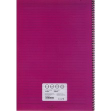 Herovia Spiralli Defter, 100 Yaprak, 70G Kağıt, A4, Çizgili, 500 Mikron Pp Kapak, Dayanıklı ve Çevre Dostu, Asorti Renkler