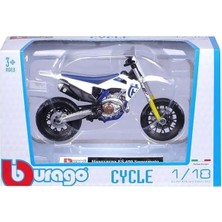 Herovia Husgvarna Fs 450 Supermoto 1/18 Model Motor
