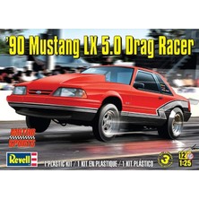 Herovia Monogram Ölçek 1: 25 " "1990 Mustang Lx 5.0 Drag Race Auto (Çok Renkli)