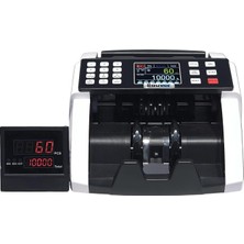 Herovia SC8000 Lite, Tl Karışık Sayım, Dolar ve Euro Adet Sayım Sahte Kontrollü Para Sayma Makinesi - Müşteri Ekranı Hediyeli