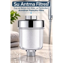 Kustar Su Arıtma Filtresi – Duş ve Banyo Için Kireç ve Partikülleri Arındıran Pamuklu Filtre