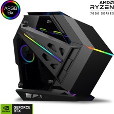 Quantum Gaming Ironclad Eclipse Ultra 9 285K 32GB Ddr5 1tb Nvme RTX5060 8gb 240MM Sıvı Soğutmalı Gaming Desktop